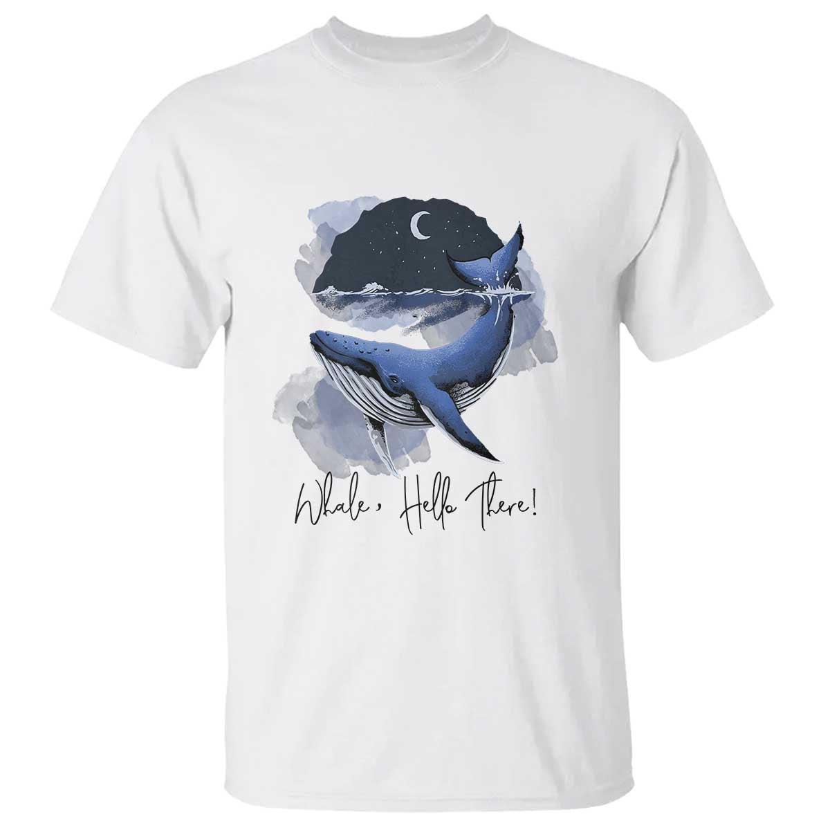 52-Hertz Whale Lover T Shirt Hello There Marine Biologist - Wonder Print Shop
