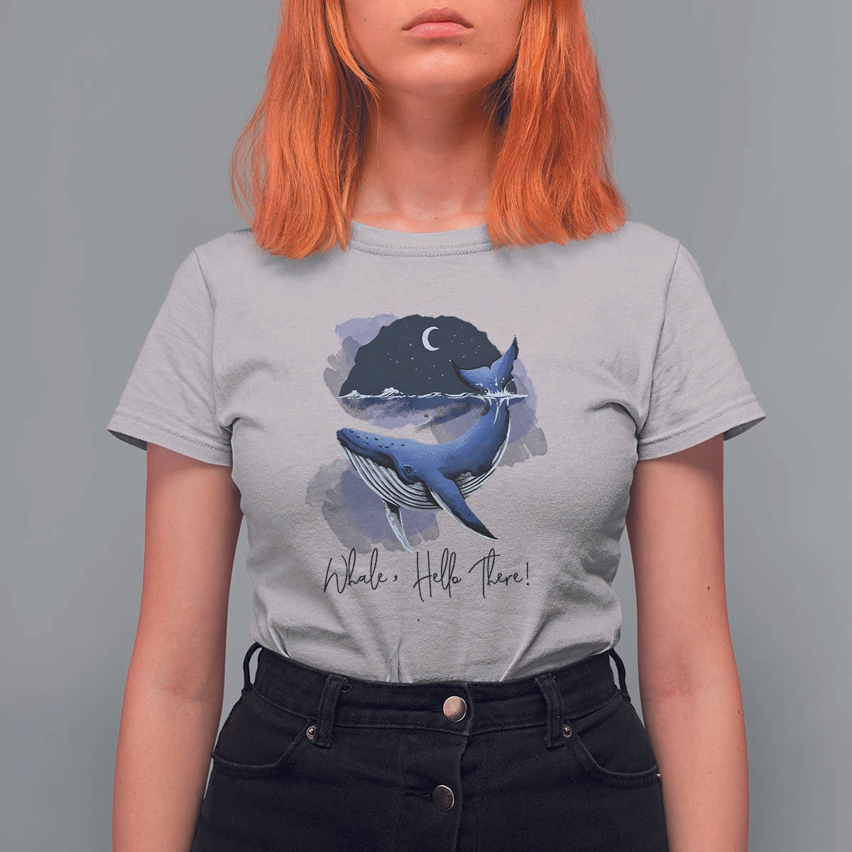 52-Hertz Whale Lover T Shirt For Women Hello There Marine Biologist - Wonder Print Shop
