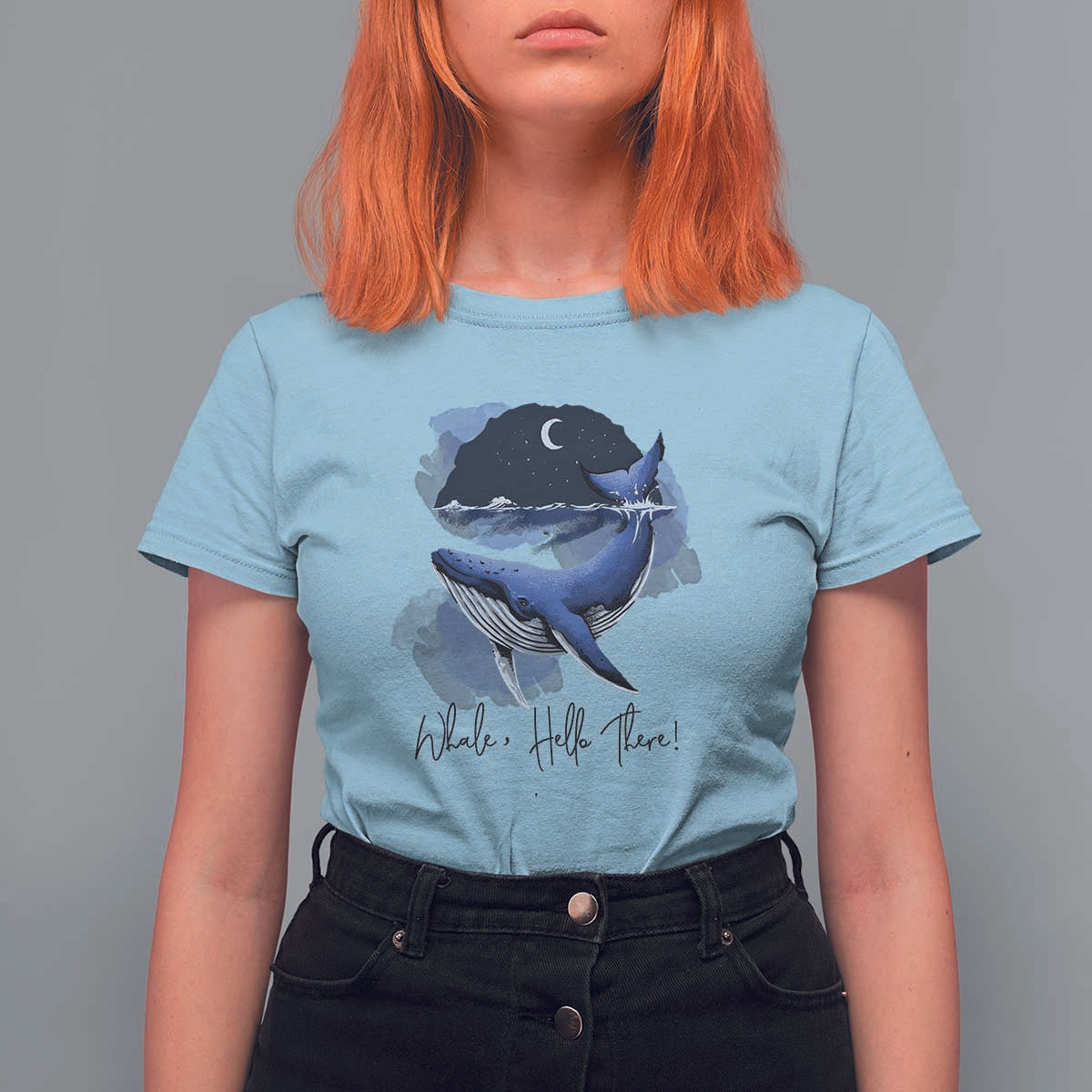 52-Hertz Whale Lover T Shirt For Women Hello There Marine Biologist - Wonder Print Shop