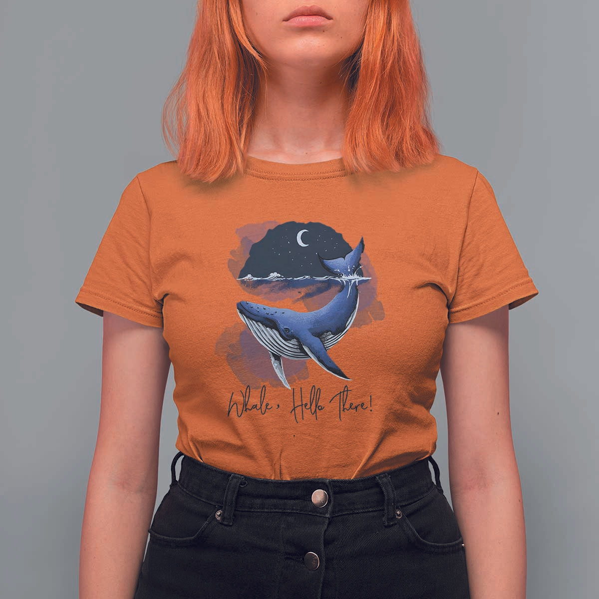 52-Hertz Whale Lover T Shirt For Women Hello There Marine Biologist - Wonder Print Shop
