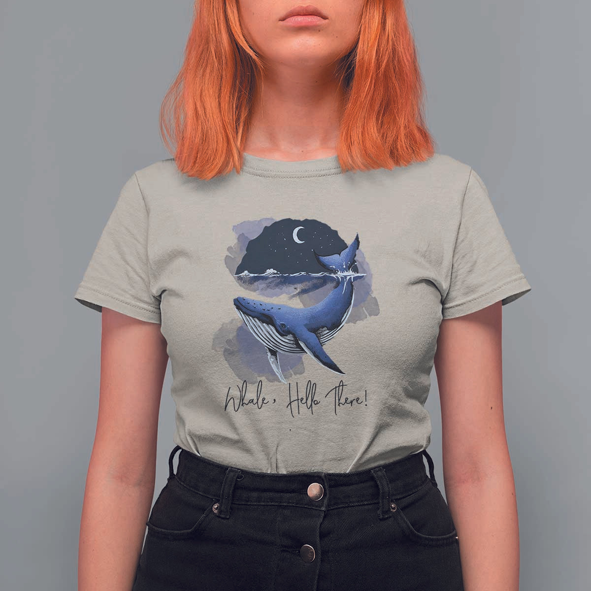 52-Hertz Whale Lover T Shirt For Women Hello There Marine Biologist - Wonder Print Shop