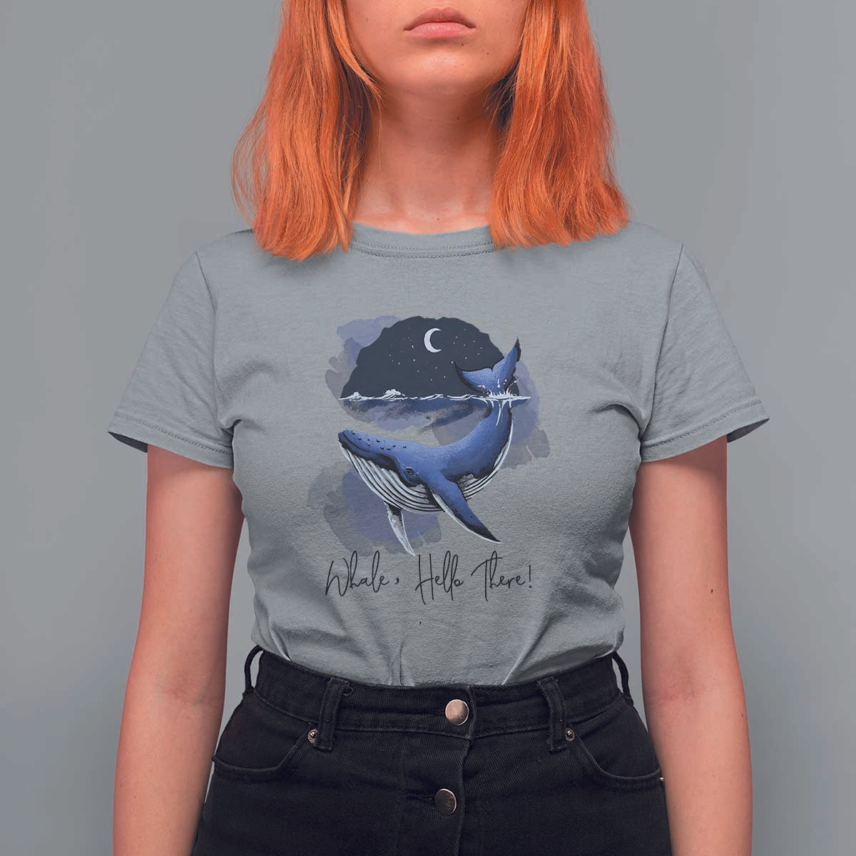 52-Hertz Whale Lover T Shirt For Women Hello There Marine Biologist - Wonder Print Shop
