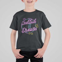 80s Vintage Style T Shirt For Kid Cocktails And Dreams Neon Sign Summer Vibe - Wonder Print Shop