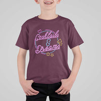 80s Vintage Style T Shirt For Kid Cocktails And Dreams Neon Sign Summer Vibe - Wonder Print Shop