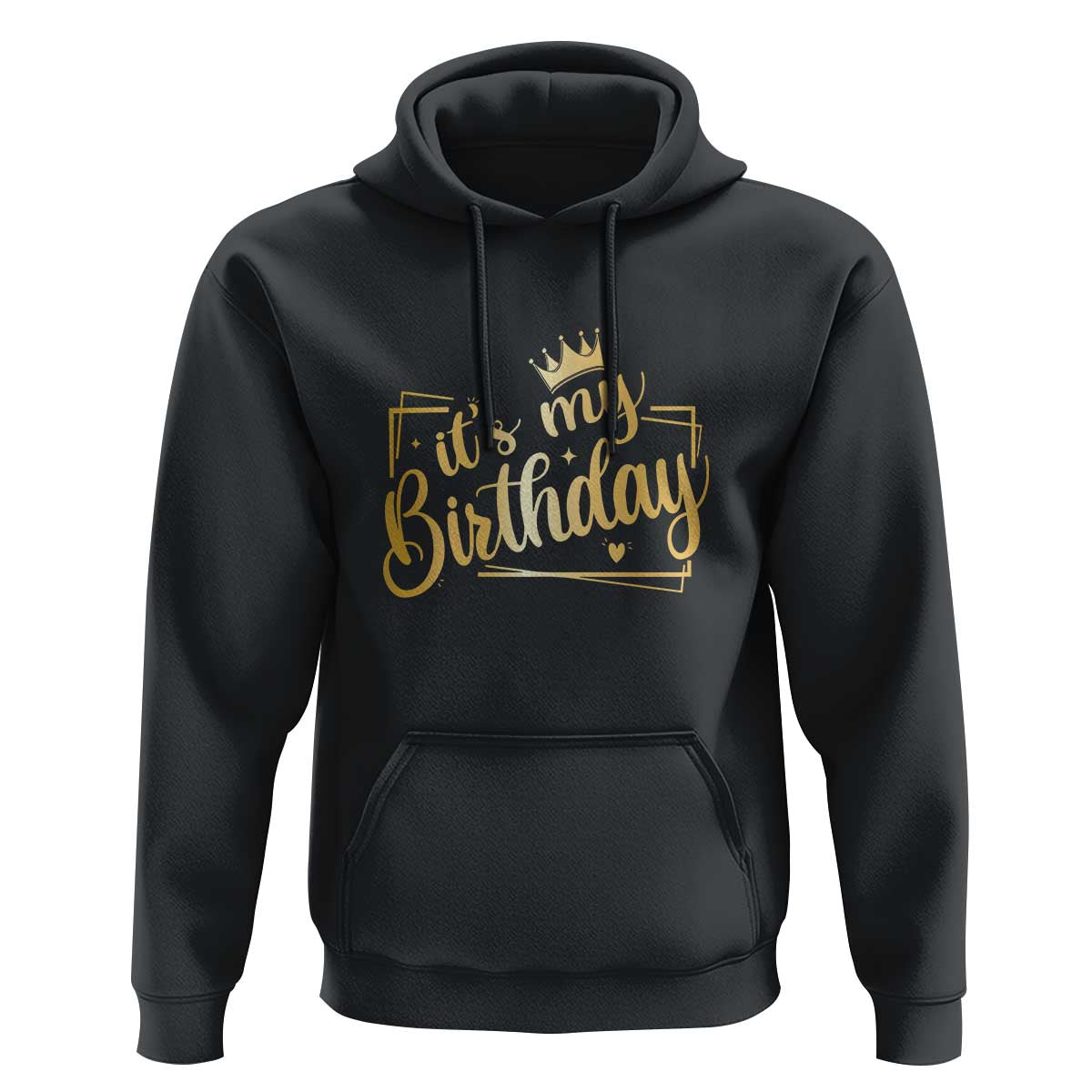 It's My Birthday Party Hoodie B-day Squad Crown - Wonder Print Shop