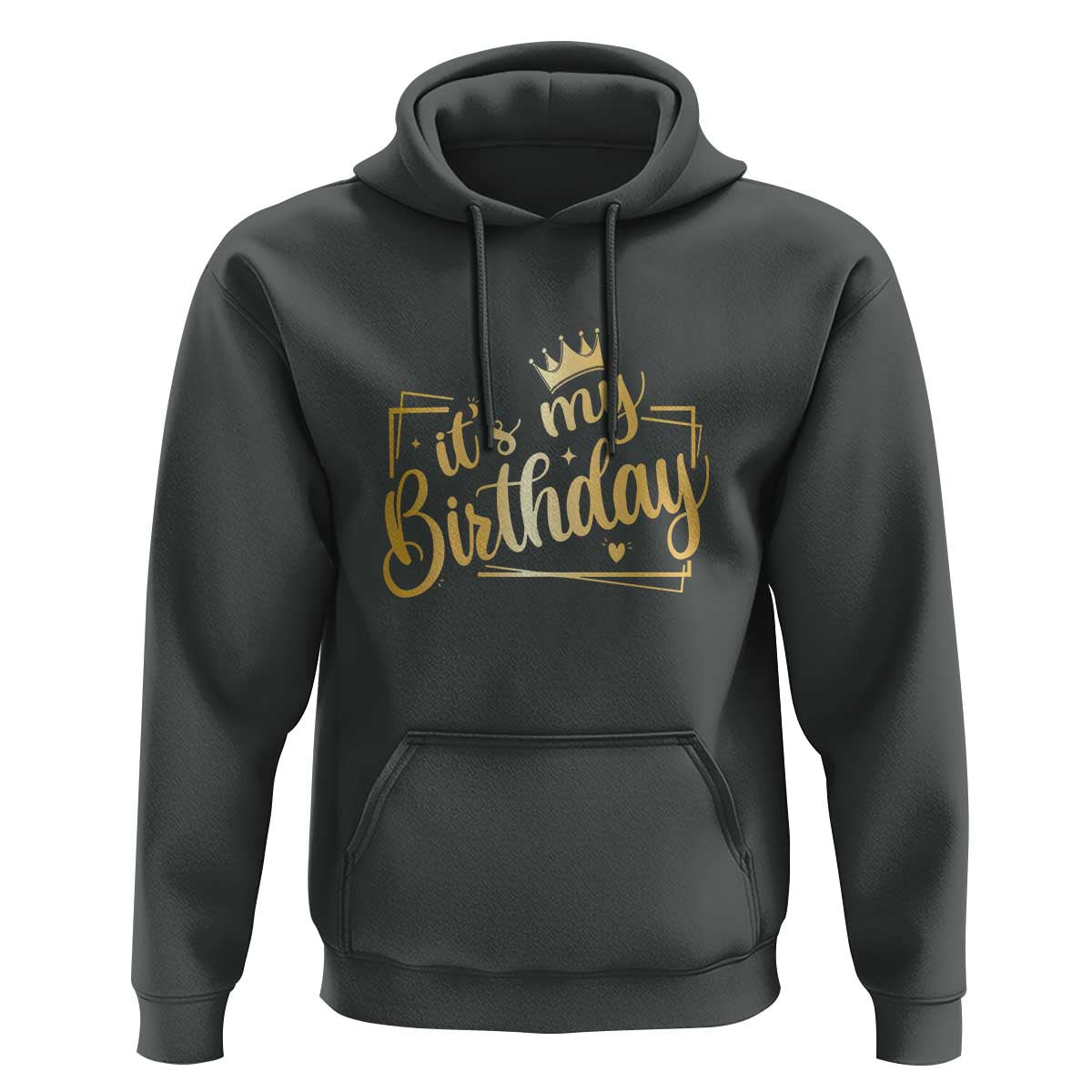 It's My Birthday Party Hoodie B-day Squad Crown - Wonder Print Shop