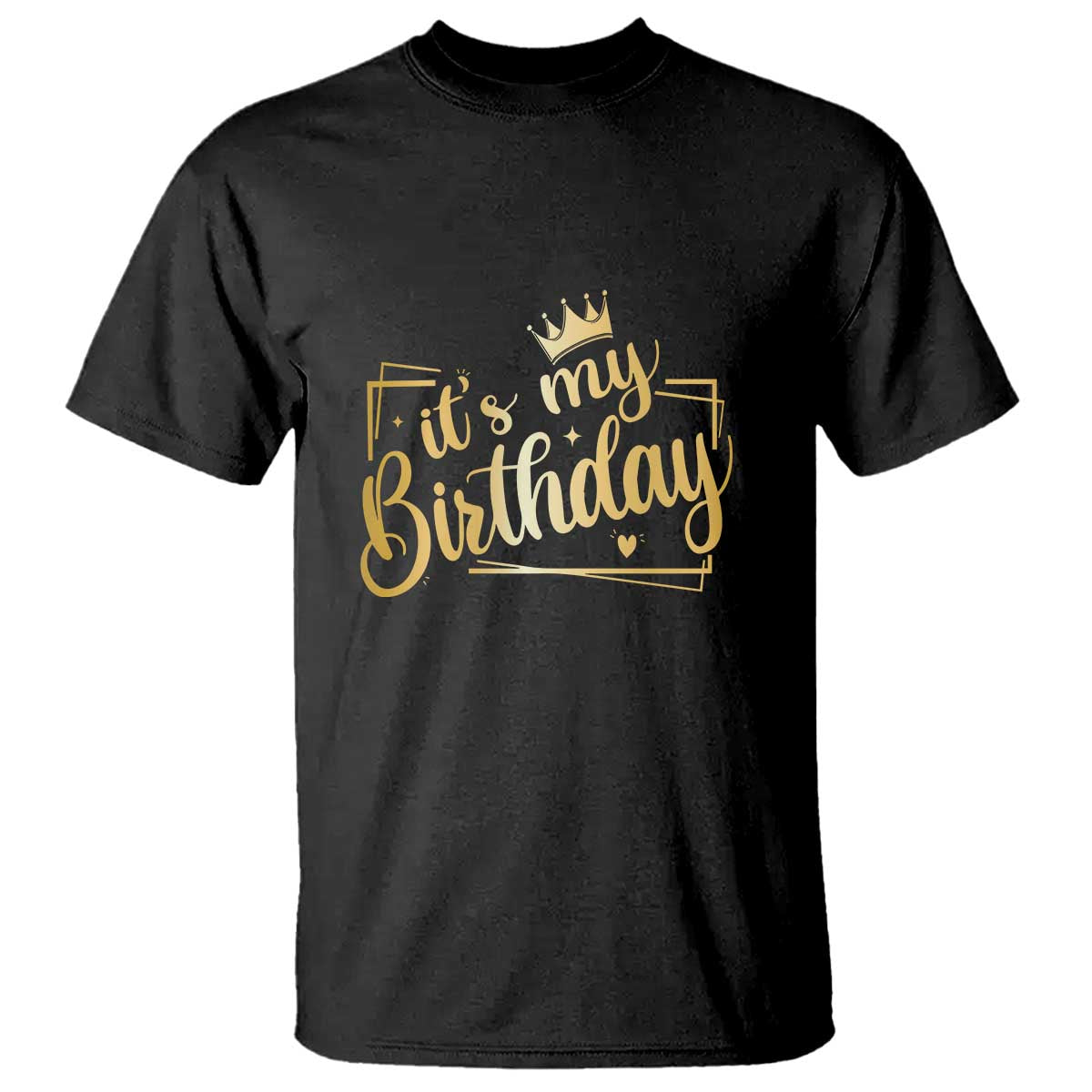 It's My Birthday Party T Shirt B-day Squad Crown - Wonder Print Shop