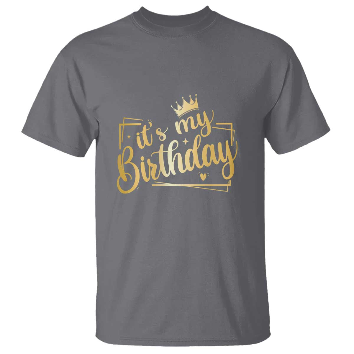 It's My Birthday Party T Shirt B-day Squad Crown - Wonder Print Shop