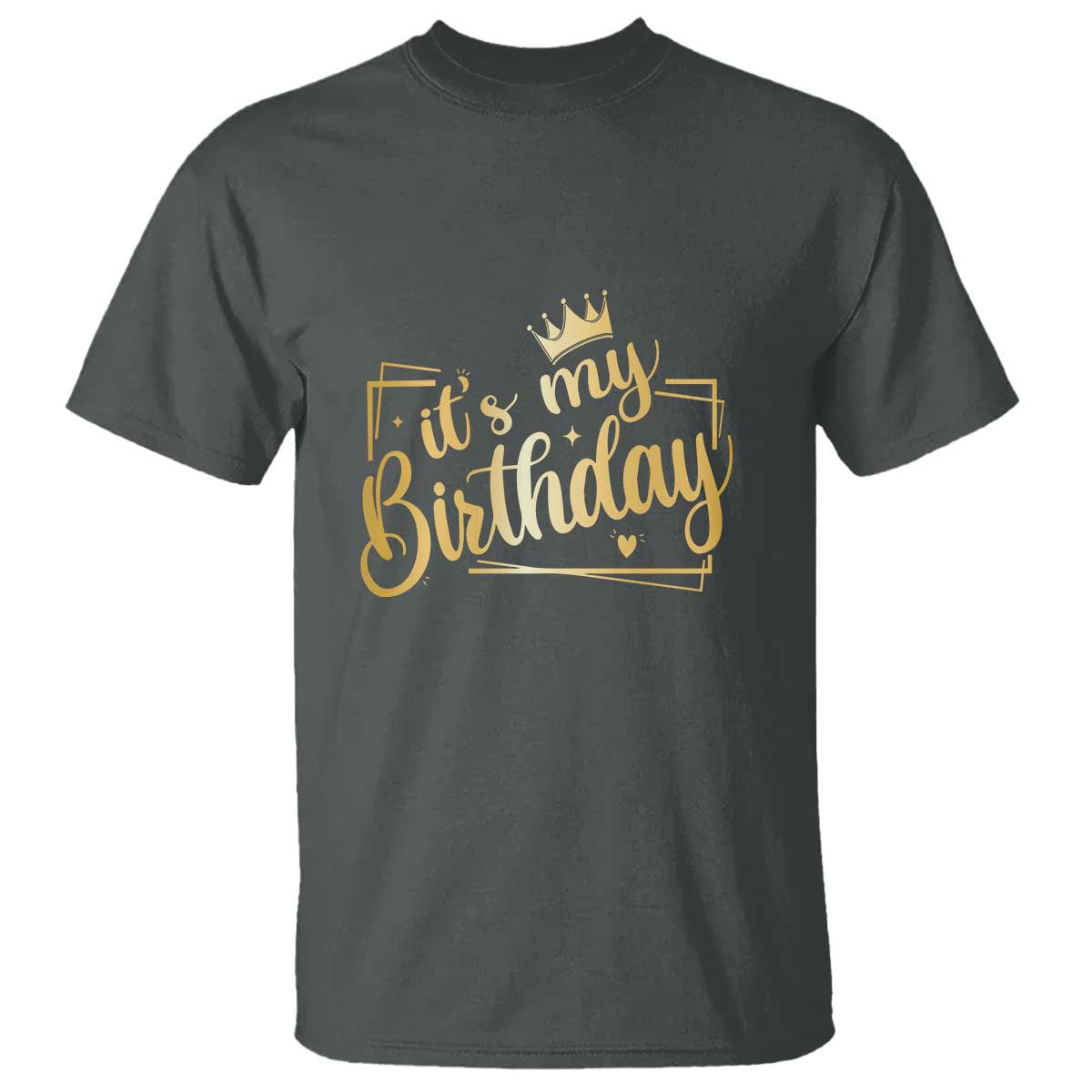 It's My Birthday Party T Shirt B-day Squad Crown - Wonder Print Shop