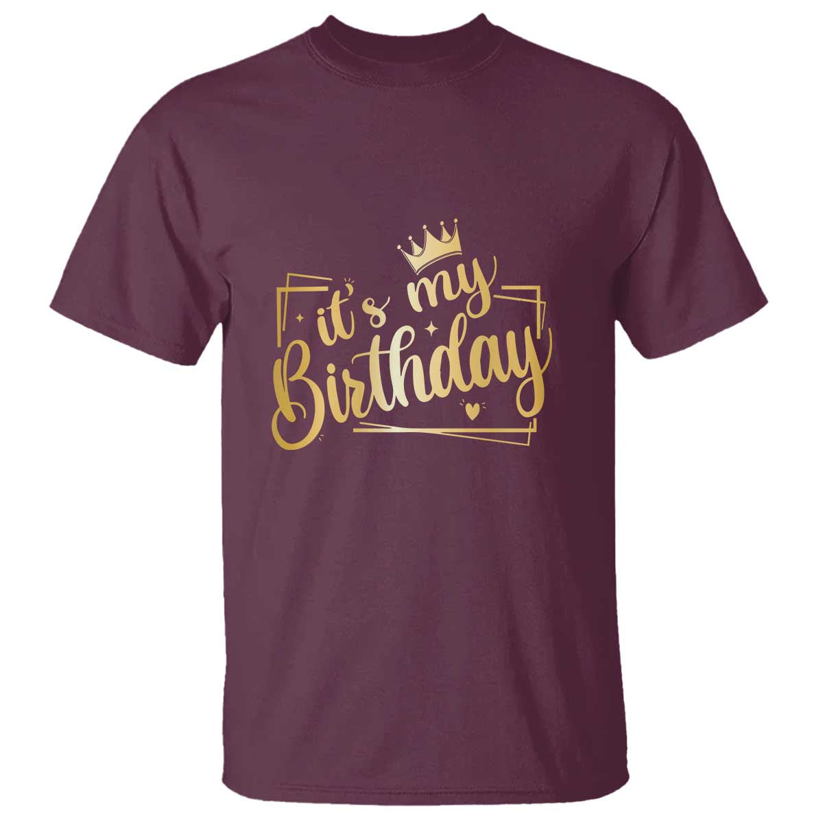 It's My Birthday Party T Shirt B-day Squad Crown - Wonder Print Shop