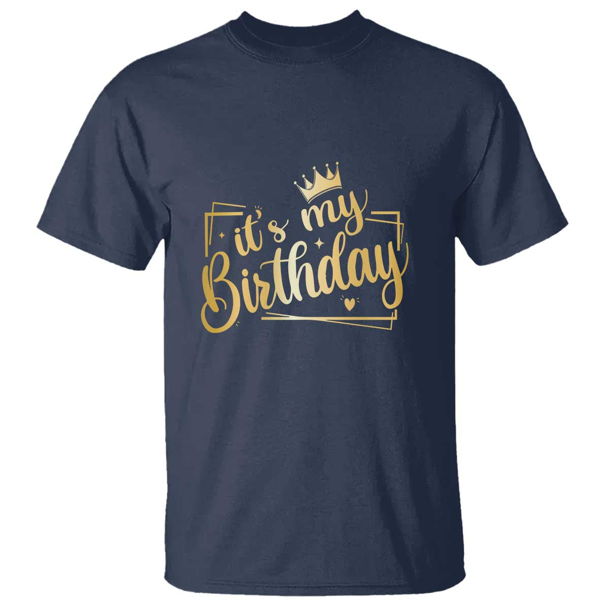 It's My Birthday Party T Shirt B-day Squad Crown - Wonder Print Shop