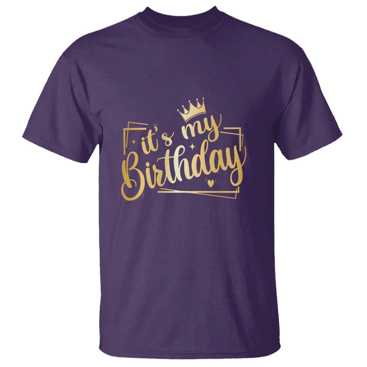 It's My Birthday Party T Shirt B-day Squad Crown - Wonder Print Shop