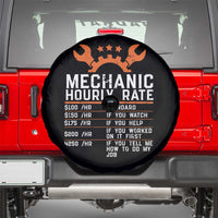 Funny Mechanic Hourly Rate Auto Car Mechanic Labor Rates Spare Tire Cover - Wonder Print Shop