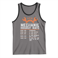 Funny Mechanic Hourly Rate Auto Car Mechanic Labor Rates Tank Top - Wonder Print Shop
