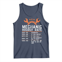 Funny Mechanic Hourly Rate Auto Car Mechanic Labor Rates Tank Top - Wonder Print Shop