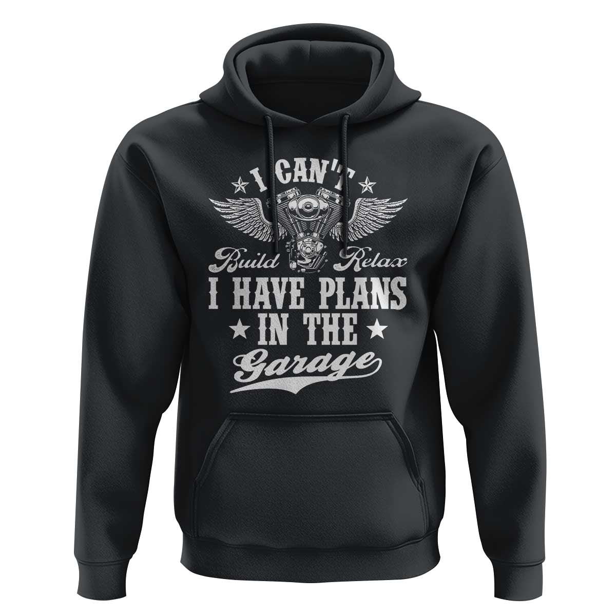 Funny I Cant I Have Plans In The Garage Hoodie Car Mechanics Fathers Day - Wonder Print Shop