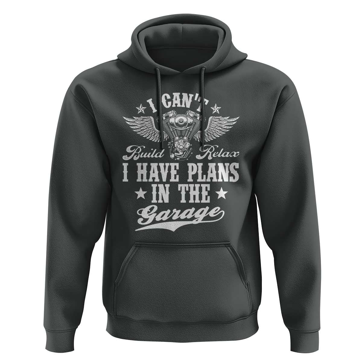 Funny I Cant I Have Plans In The Garage Hoodie Car Mechanics Fathers Day - Wonder Print Shop