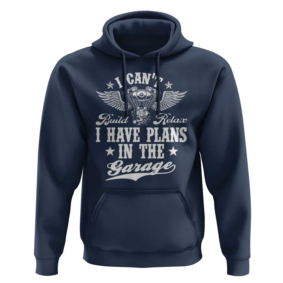 Funny I Cant I Have Plans In The Garage Hoodie Car Mechanics Fathers Day - Wonder Print Shop