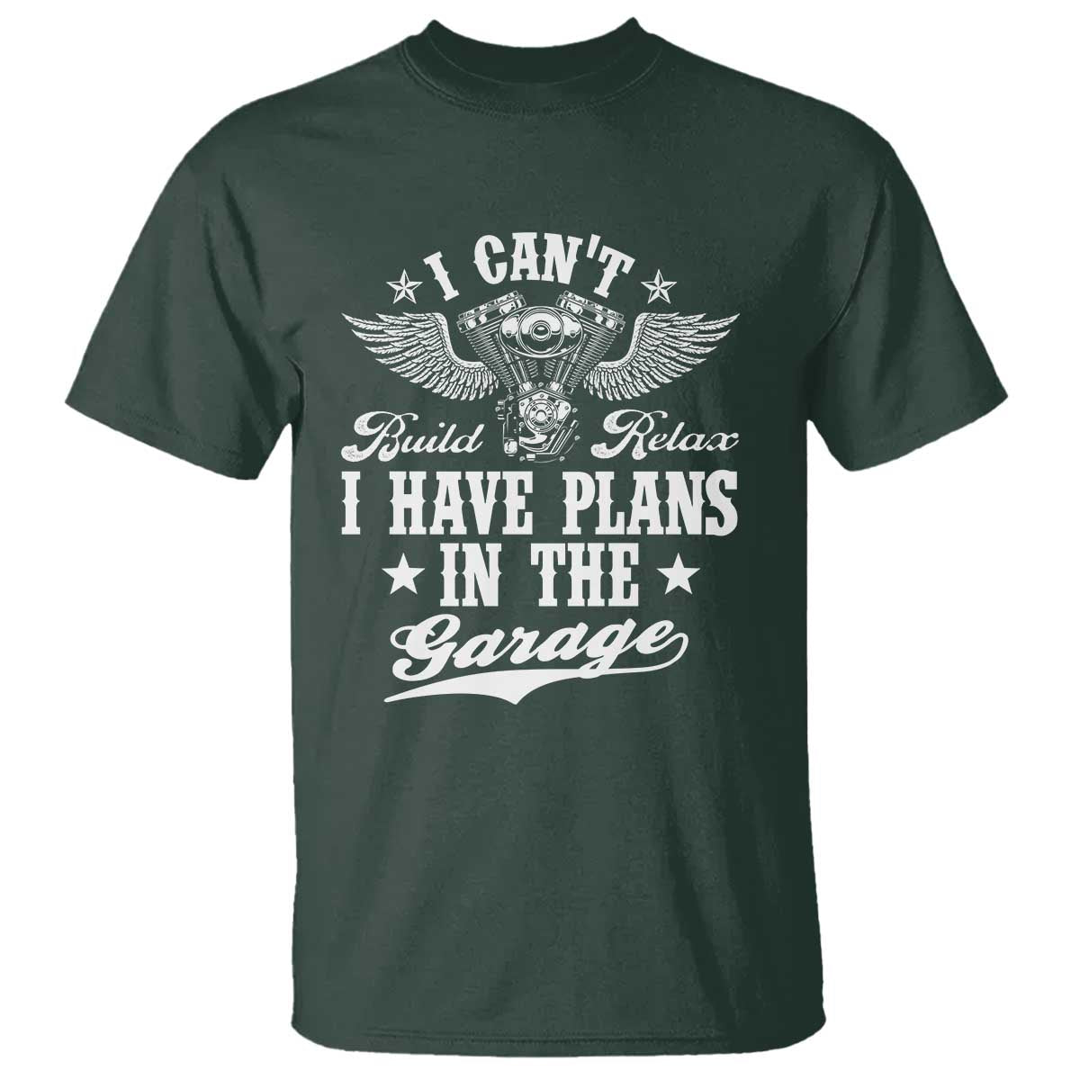 Funny I Cant I Have Plans In The Garage T Shirt Car Mechanics Fathers Day - Wonder Print Shop