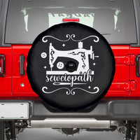 Sewing Lover Spare Tire Cover Sewciopath Quilter Sewing Machine - Wonder Print Shop
