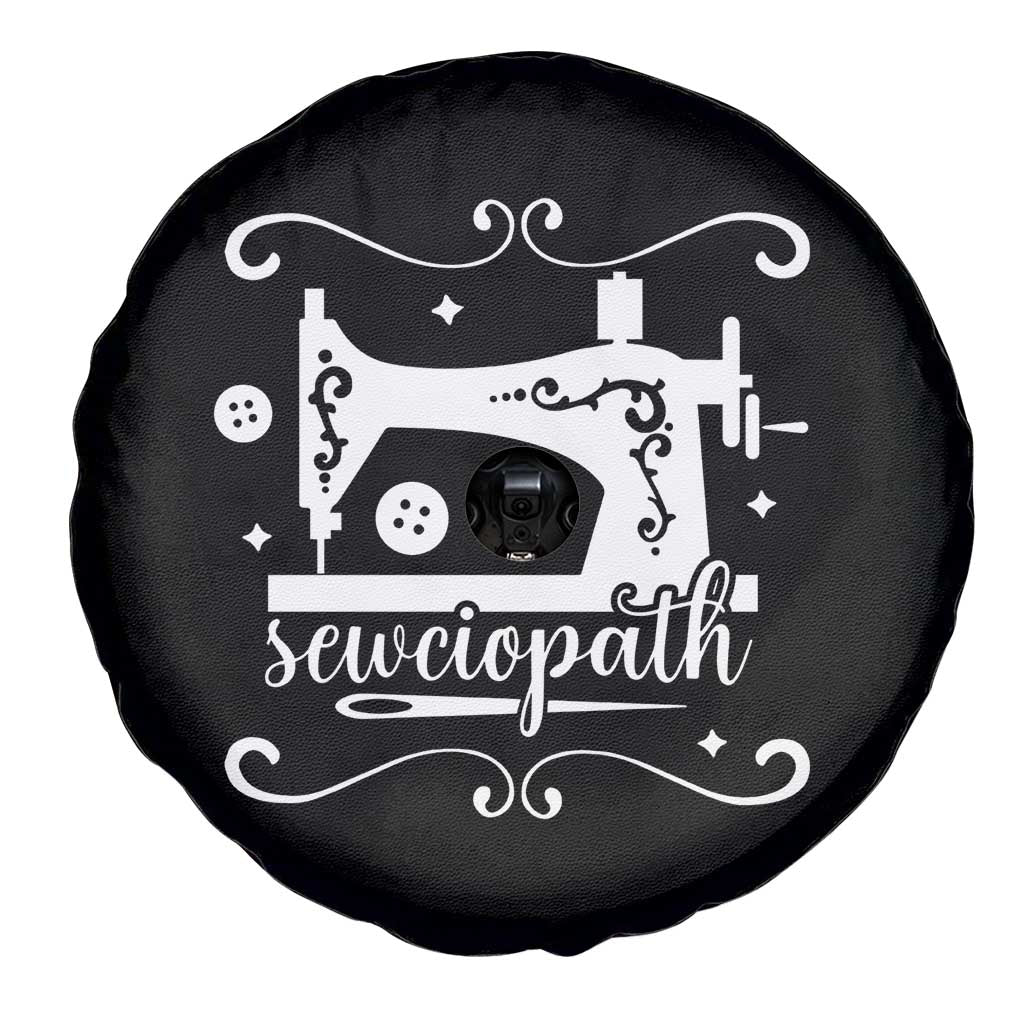 Sewing Lover Spare Tire Cover Sewciopath Quilter Sewing Machine - Wonder Print Shop