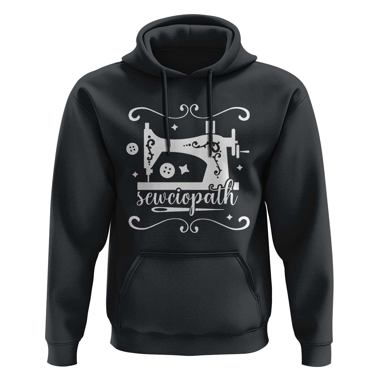 Sewing Lover Hoodie Sewciopath Quilter Sewing Machine - Wonder Print Shop