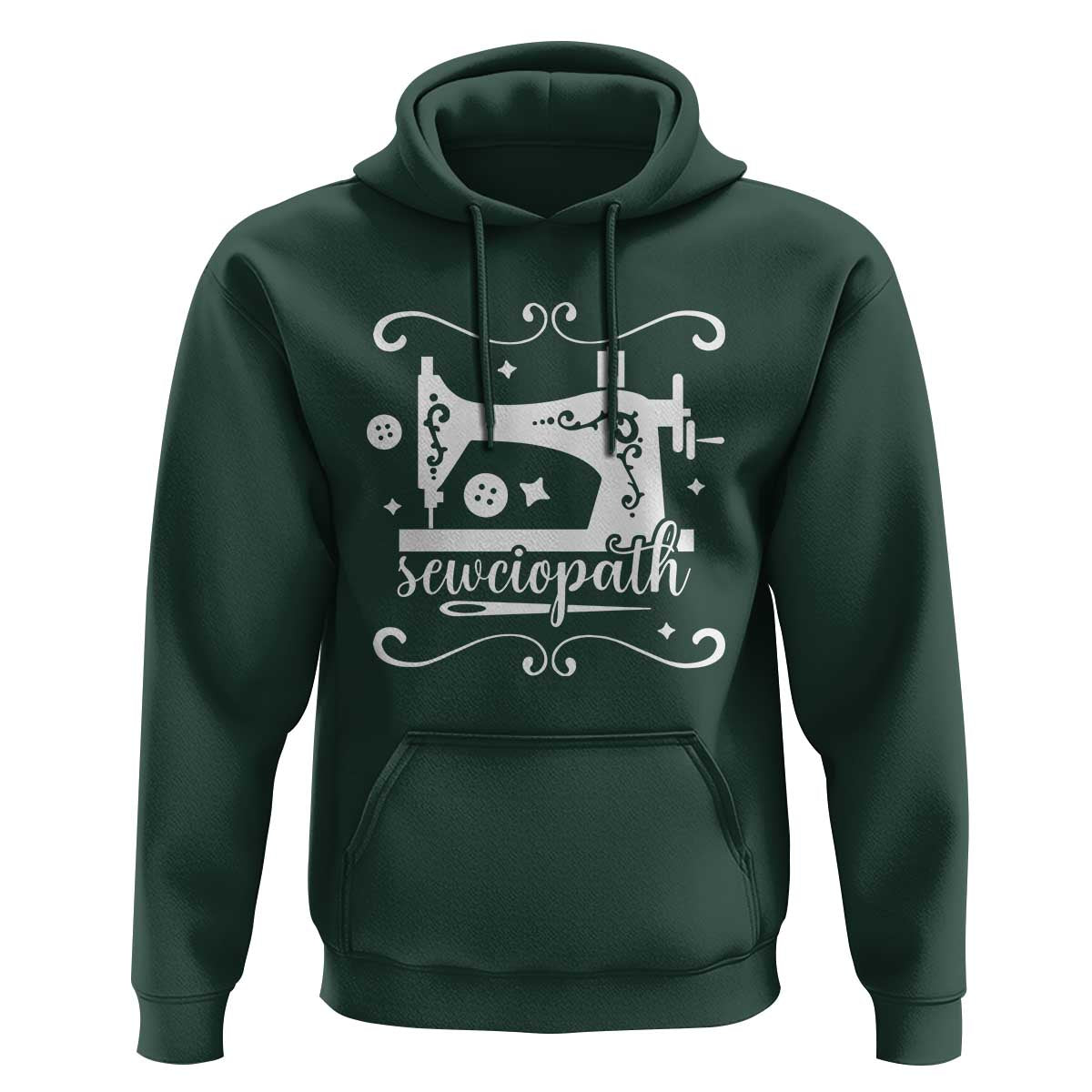 Sewing Lover Hoodie Sewciopath Quilter Sewing Machine - Wonder Print Shop