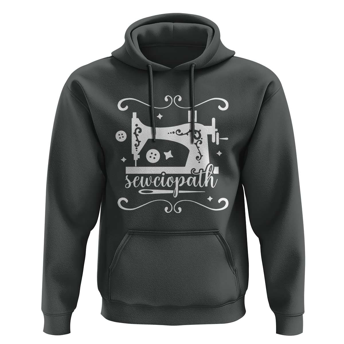 Sewing Lover Hoodie Sewciopath Quilter Sewing Machine - Wonder Print Shop