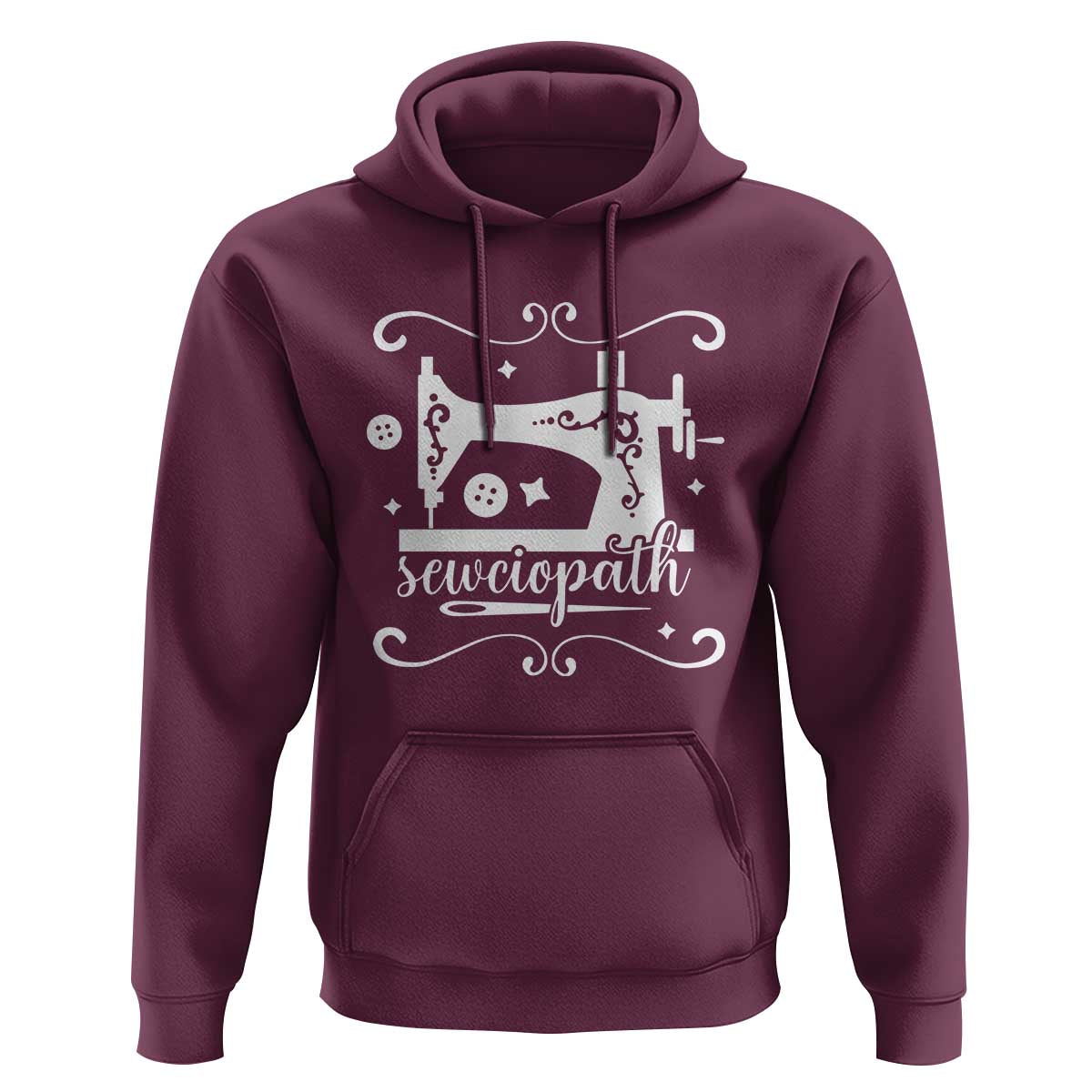 Sewing Lover Hoodie Sewciopath Quilter Sewing Machine - Wonder Print Shop