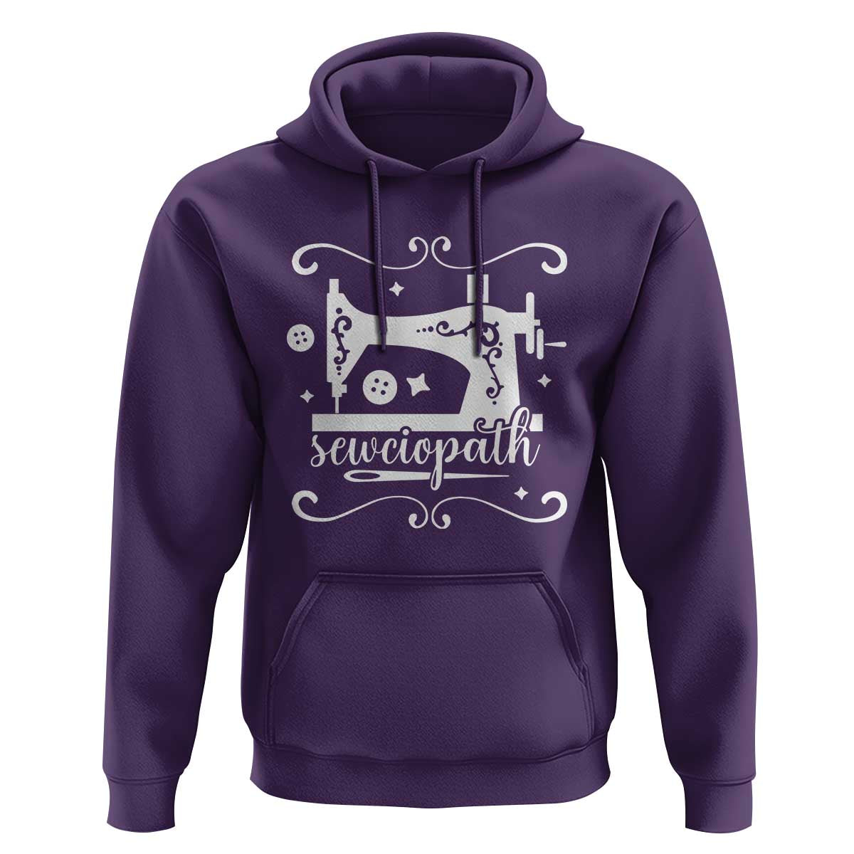 Sewing Lover Hoodie Sewciopath Quilter Sewing Machine - Wonder Print Shop