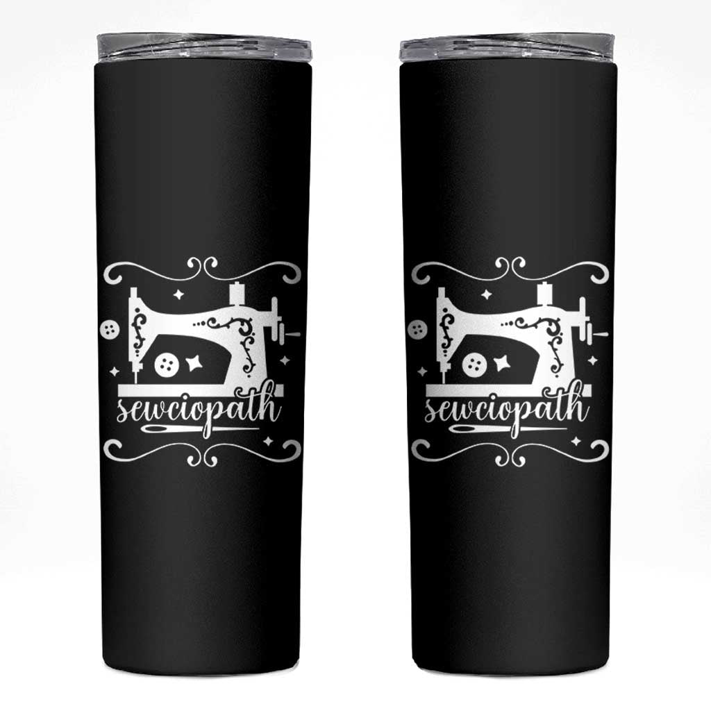 Sewing Lover Skinny Tumbler Sewciopath Quilter Sewing Machine - Wonder Print Shop