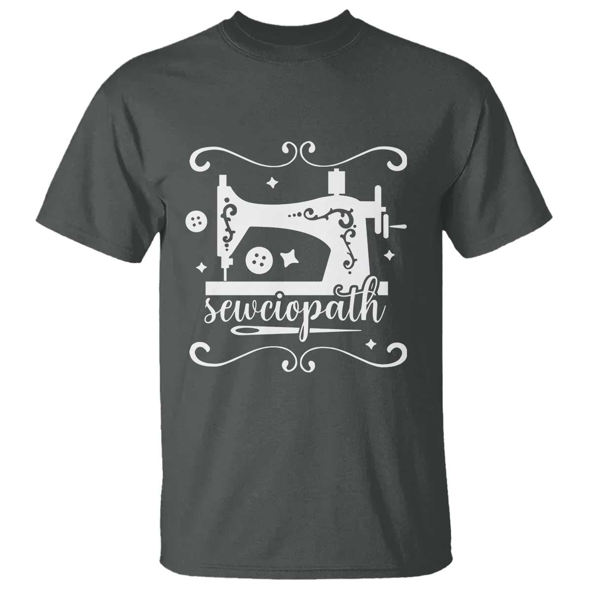 Sewing Lover T Shirt Sewciopath Quilter Sewing Machine - Wonder Print Shop