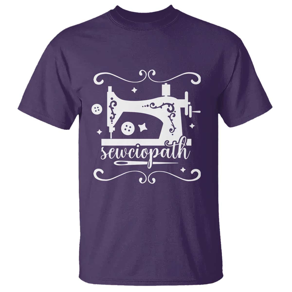 Sewing Lover T Shirt Sewciopath Quilter Sewing Machine - Wonder Print Shop