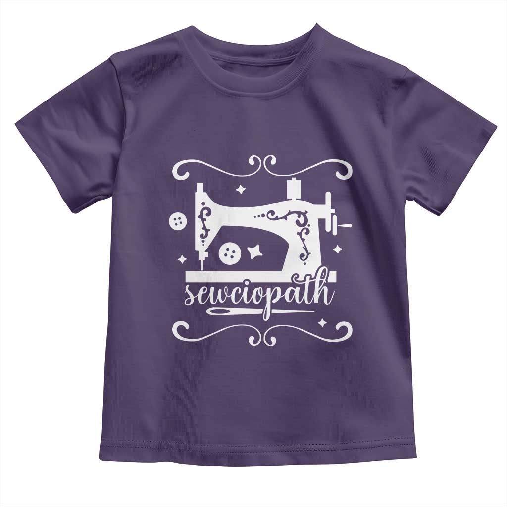 Sewing Lover Toddler T Shirt Sewciopath Quilter Sewing Machine - Wonder Print Shop