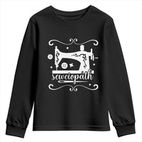 Sewing Lover Youth Sweatshirt Sewciopath Quilter Sewing Machine - Wonder Print Shop