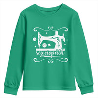Sewing Lover Youth Sweatshirt Sewciopath Quilter Sewing Machine - Wonder Print Shop