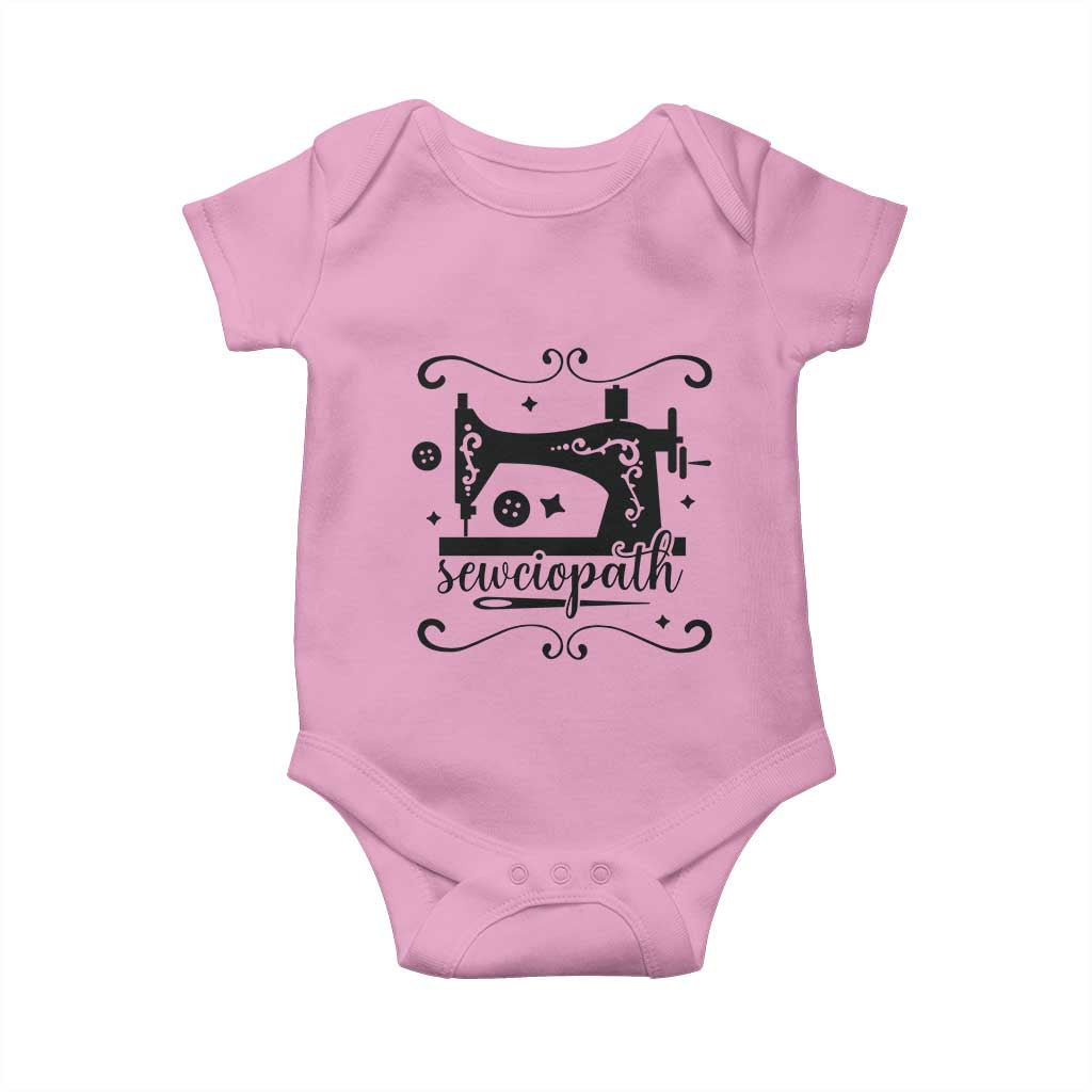 Sewing Lover Baby Onesie Sewciopath Quilter Seamstress - Wonder Print Shop