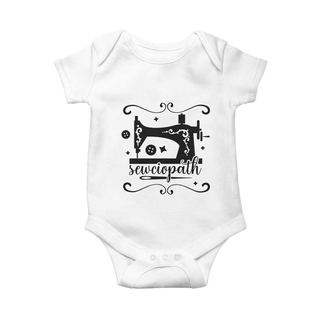 Sewing Lover Baby Onesie Sewciopath Quilter Seamstress - Wonder Print Shop