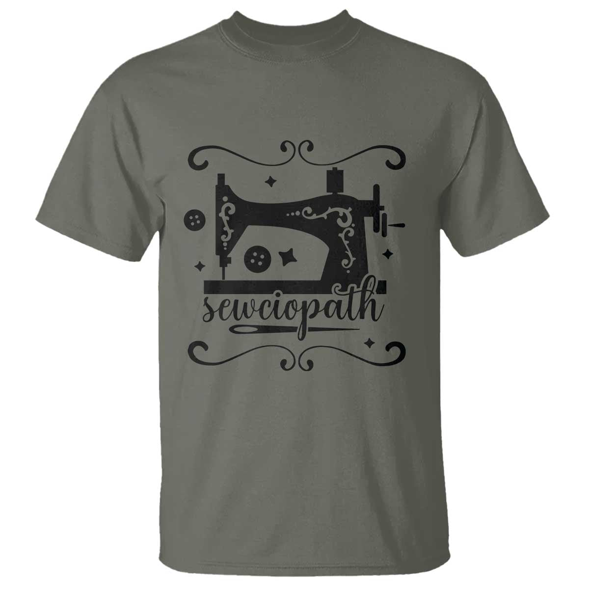 Sewing Lover T Shirt Sewciopath Quilter Seamstress - Wonder Print Shop