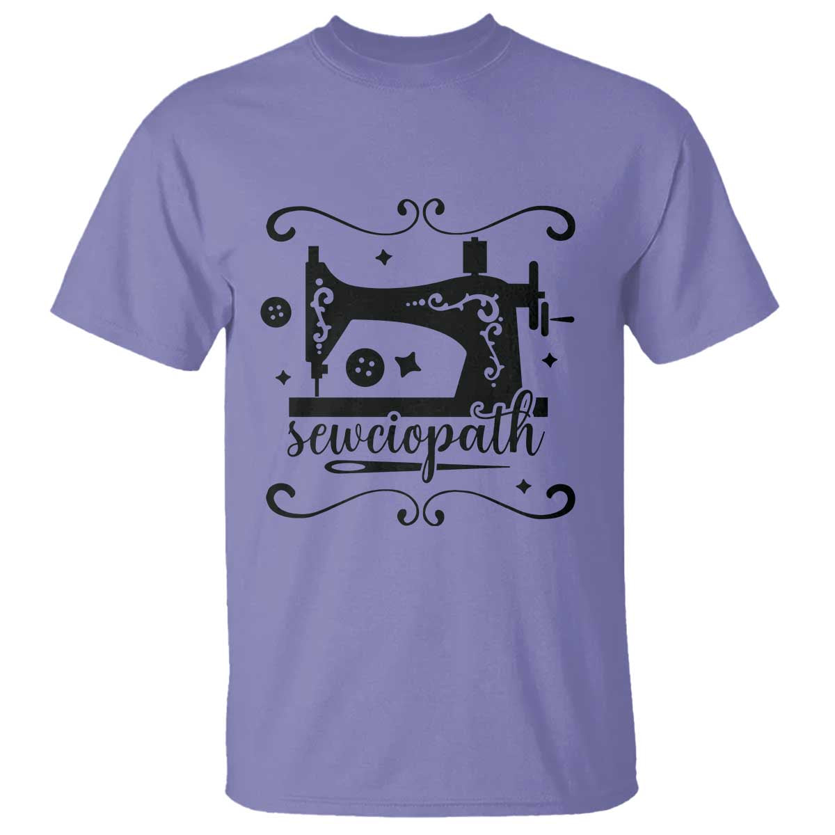 Sewing Lover T Shirt Sewciopath Quilter Seamstress - Wonder Print Shop
