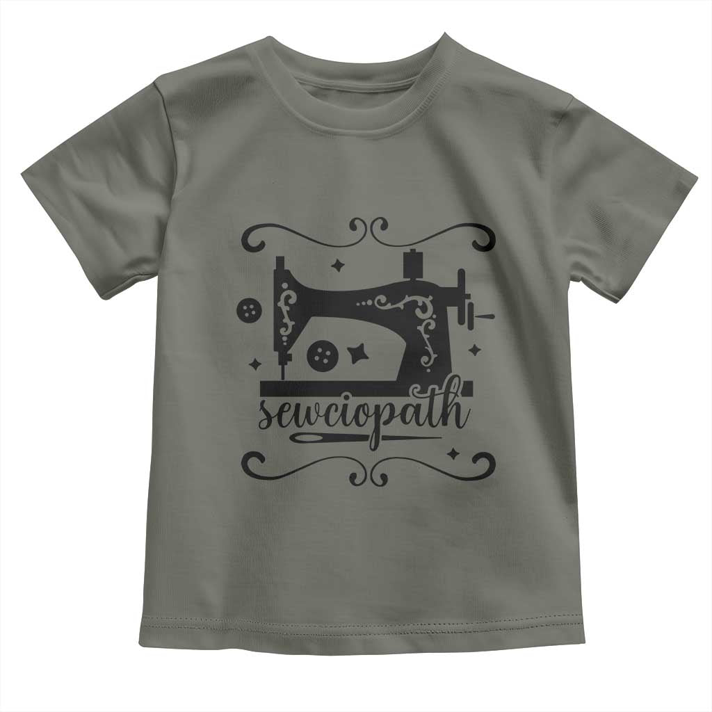 Sewing Lover Toddler T Shirt Sewciopath Quilter Seamstress - Wonder Print Shop