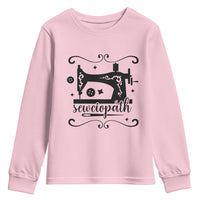 Sewing Lover Youth Sweatshirt Sewciopath Quilter Seamstress - Wonder Print Shop