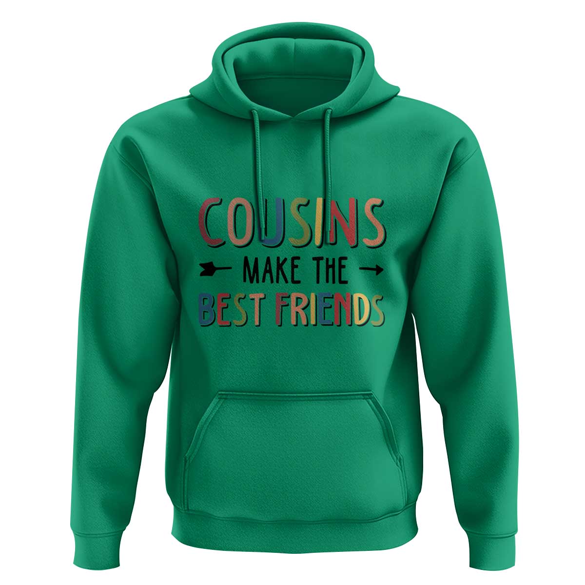 Funny Cousin Crew Hoodie Cousins Make The Best Friends Family Matching - Wonder Print Shop