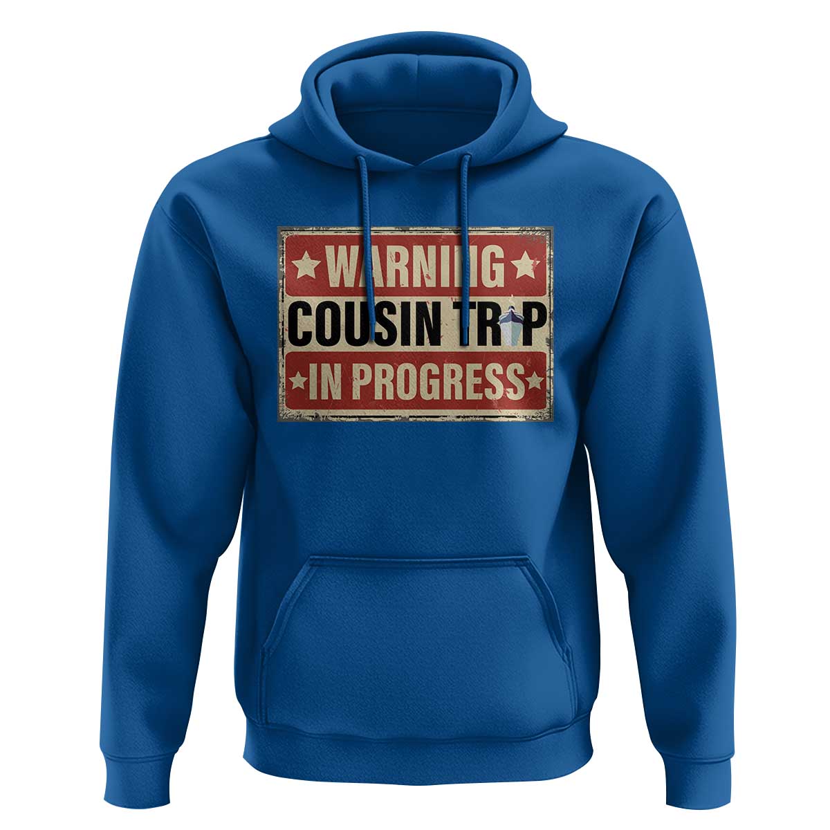 Funny Warning Cousin Trip In Progress Hoodie Vacation Family Matching Toddler Squad Vintage Cruise - Wonder Print Shop