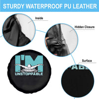 Funny Swimming Spare Tire Cover I'm Unstoppable Swim Cool Practice Butterfly Swimming - Wonder Print Shop