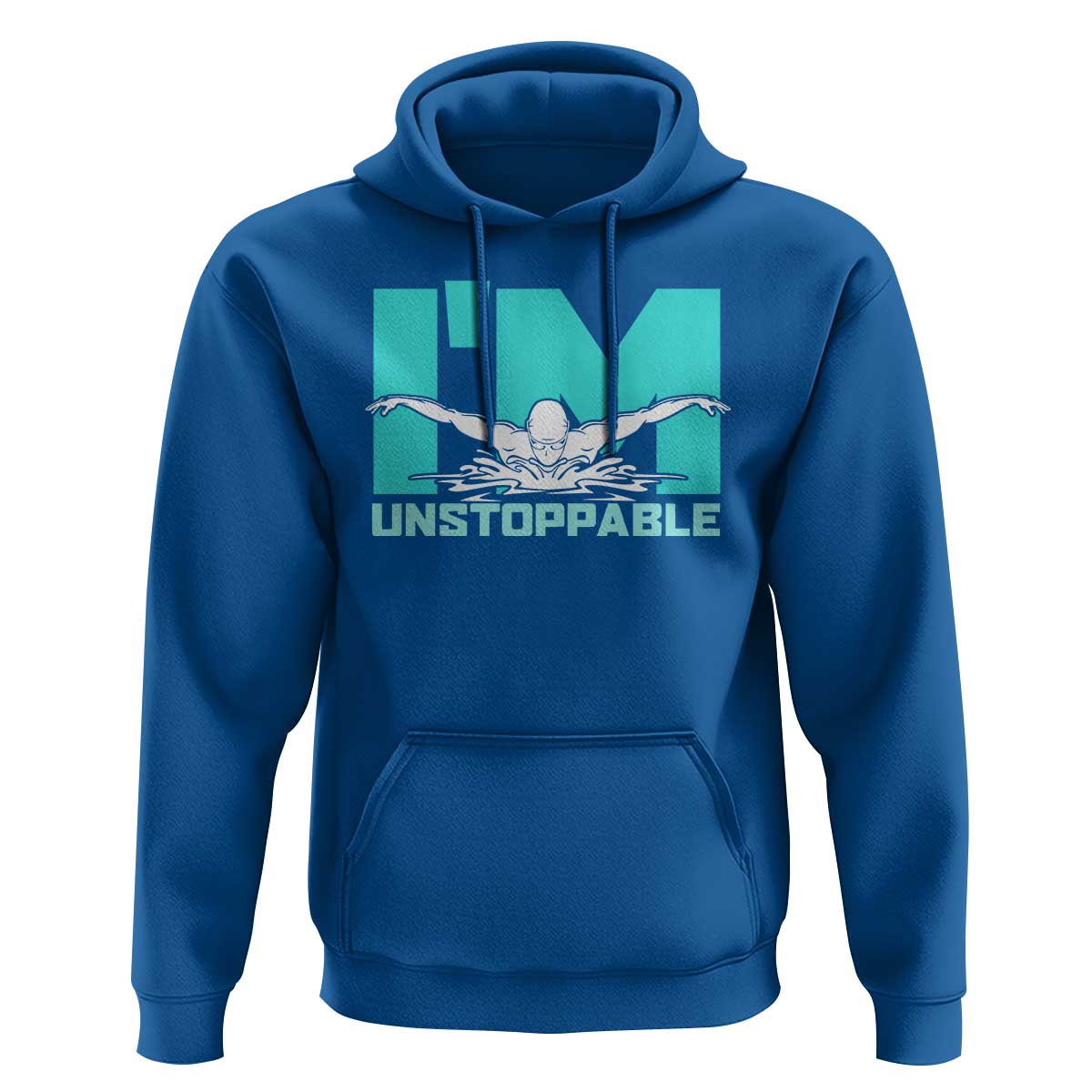 Funny Swimming Hoodie I'm Unstoppable Swim Cool Practice Butterfly Swimming - Wonder Print Shop