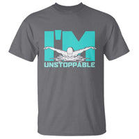 Funny Swimming T Shirt I'm Unstoppable Swim Cool Practice Butterfly Swimming - Wonder Print Shop