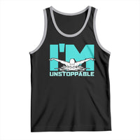 Funny Swimming Tank Top I'm Unstoppable Swim Cool Practice Butterfly Swimming - Wonder Print Shop