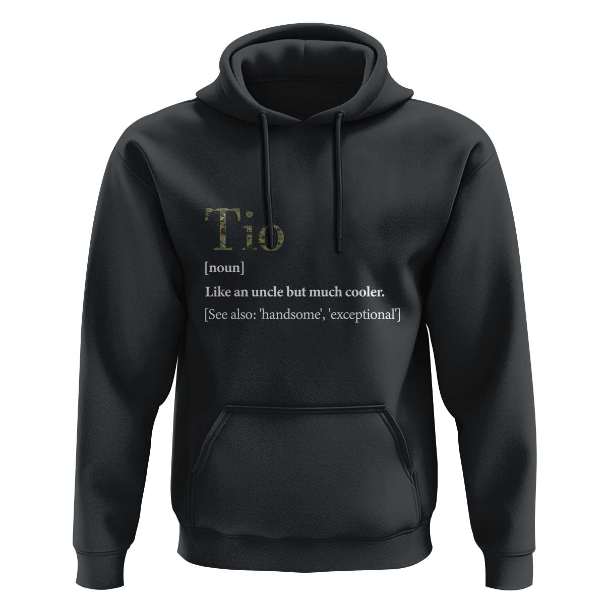 Funny Tio Definition Hoodie Spanish Mexican Uncle Father's Day - Wonder Print Shop