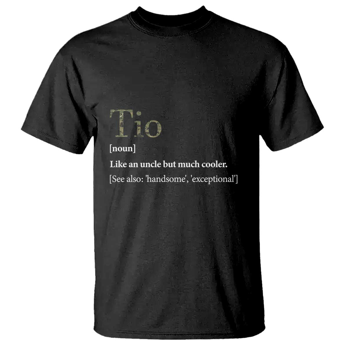 Funny Tio Definition T Shirt Spanish Mexican Uncle Father's Day - Wonder Print Shop